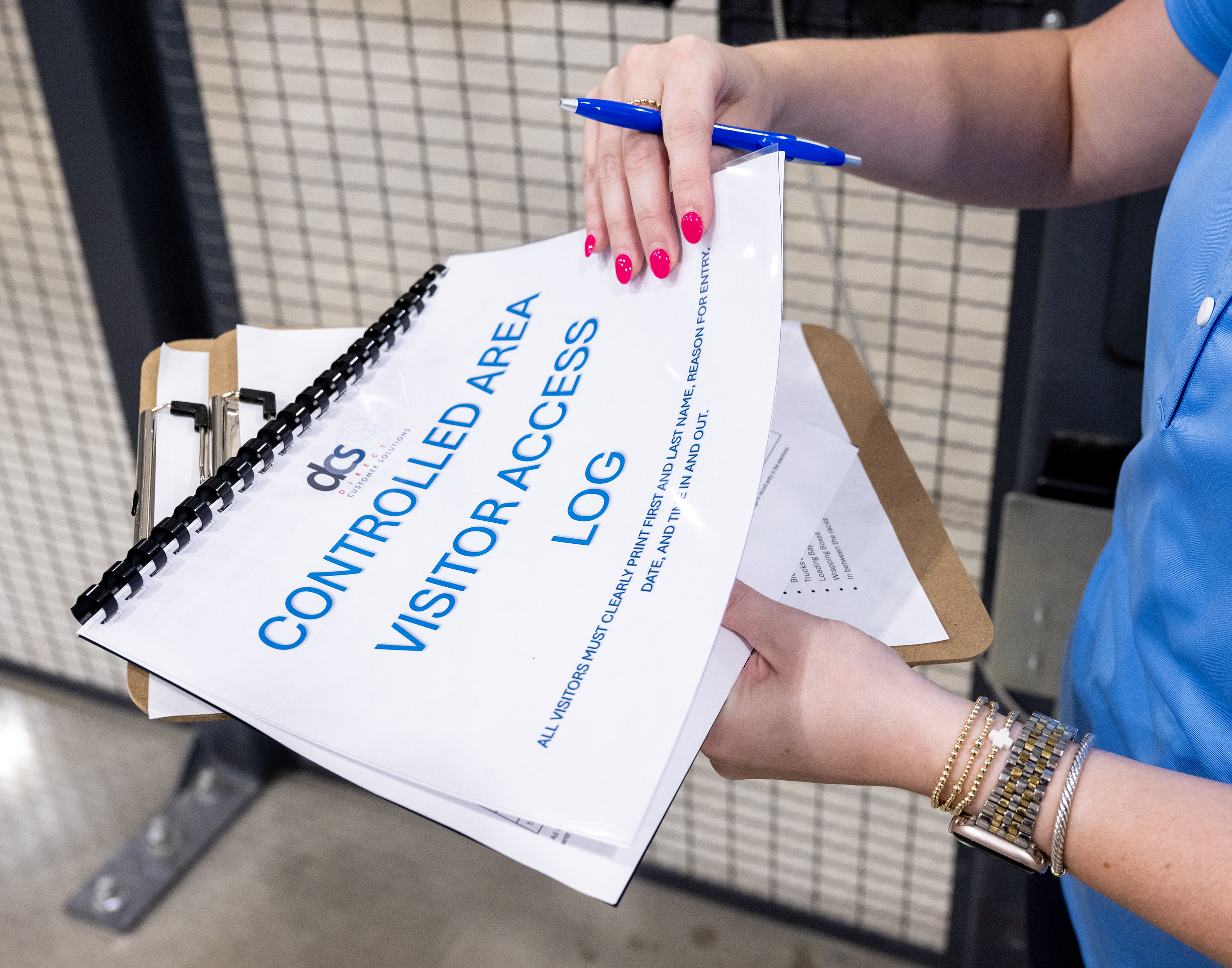 Woman Holding Checklist